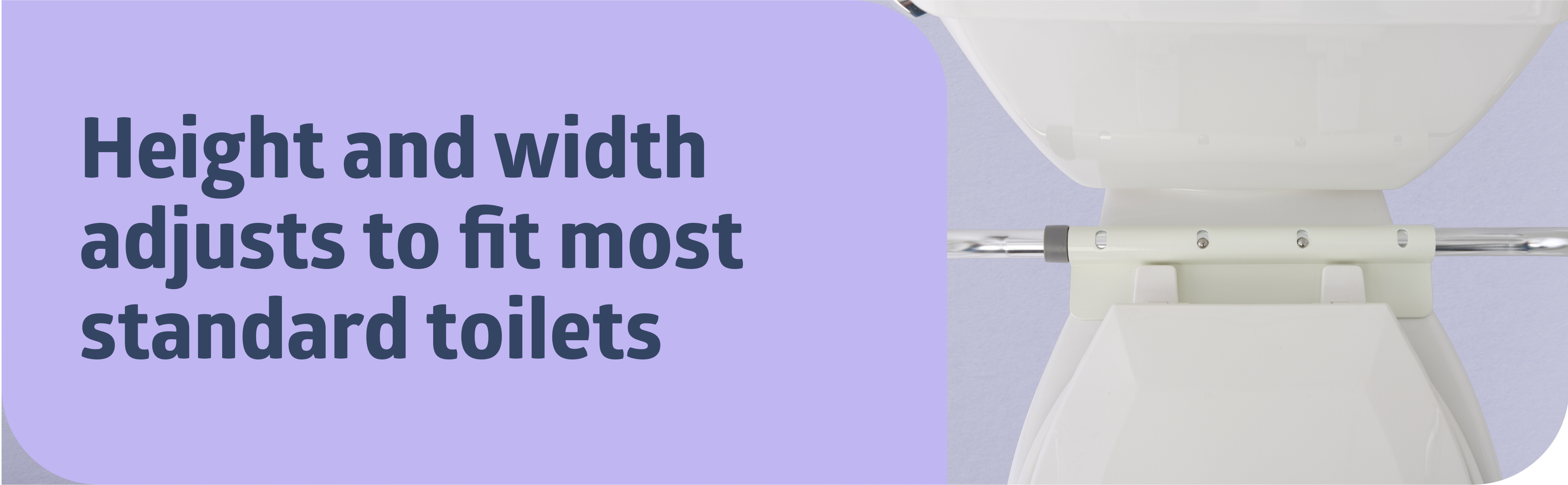 Medline Guardian Toilet Safety Rails 2Ct